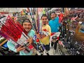Surprising Best Friend w/ EVERY FISHING REEL In Town!! (50 pushbuttons)
