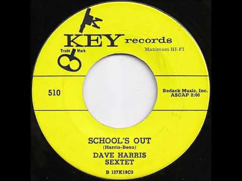 Dave Harris Sextet w/ Heinie Beau "School's Out" 1956 Jazz 45 RPM