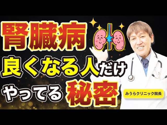 【腎臓が気になる方必見！】腎機能低下を防ぐ方法7選！医師オススメのお手当と運動