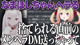 息根とめるに捨てられる直前のメンヘラみたいなチャットを送ってしまうなまほしちゃん【なまほしちゃん/息根とめる/深層組切り抜き】