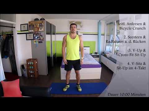 Bauch - Workout (KW 50) | Supersätze | Zuhause Mitmachen | Komplettes Training | 10:00 Minuten