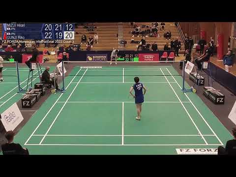 Match point - Hirari Mizui vs Riko Gunji - WS, SF - Norwegian Int. 2022