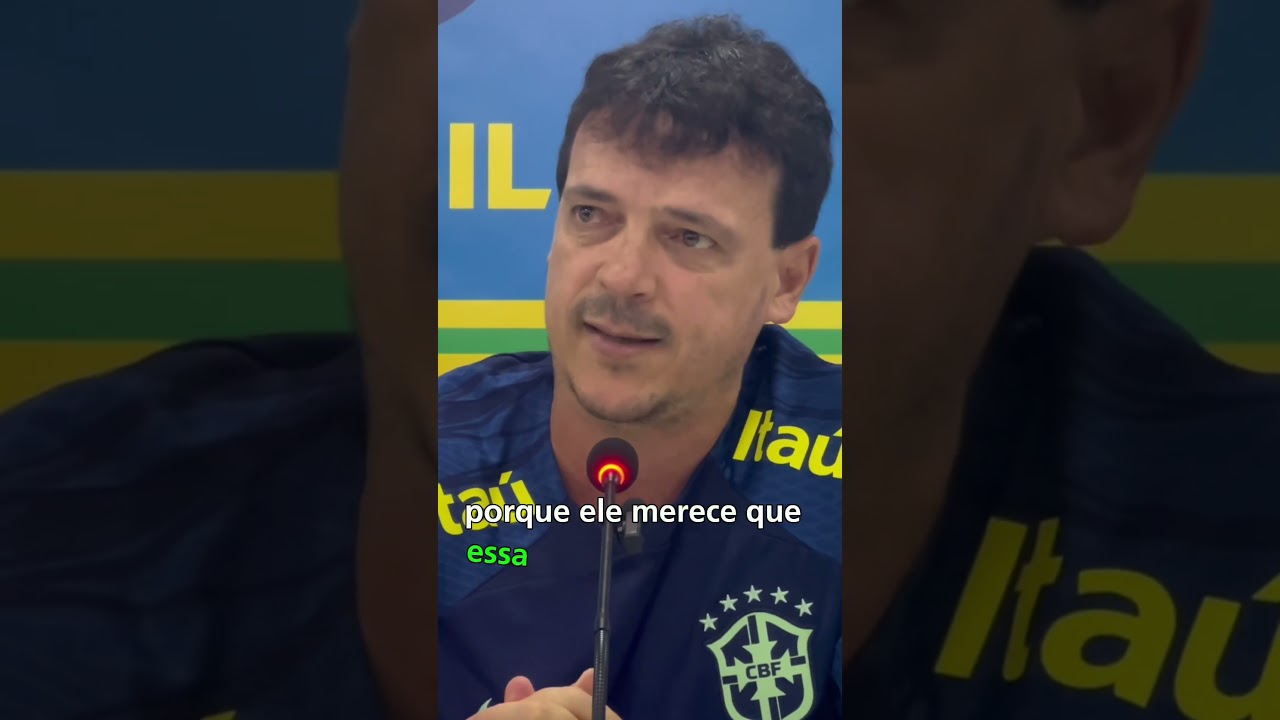 Olha o que o Diniz falou sobre o Neymar 🤯 #neymar #seleção #seleçãobrasileira