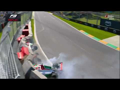 Sharp, Wharton crash 2026 F3 Australia Sprint Race