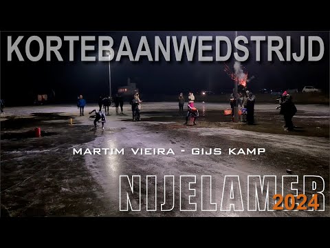 Martim Vieira - Gijs Kamp Kortebaanwedstrijd Nijelamer 2024