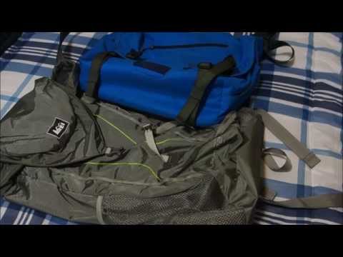 REI Flash 22 pack carry-on combo with Patagonia MiniMass