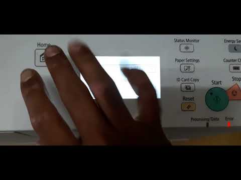 E000-0000 error easy to solve In canon image runner 2206 mfd