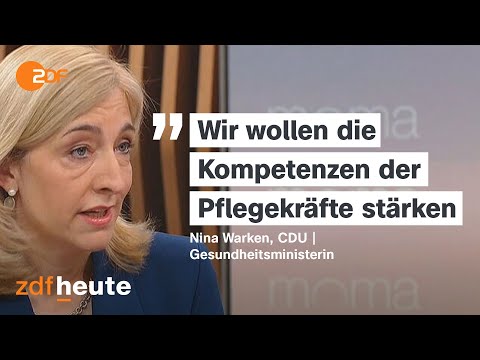 Gesundheitsministerin Warken zum Pflegenotstand in Deutschland | ZDF morgenmagazin