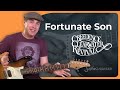 How to play Fortunate Son | Guitar Lesson
