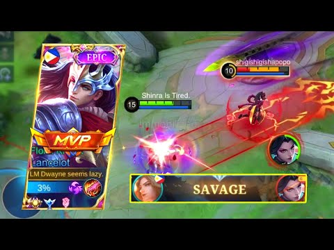UNLIMITED DASH! | SUPER AGGRESSIVE LANCELOT MONTAGE🔥 | MLBB
