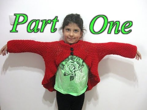 Butterfly Stitch Circular Jacket - Part 1 - Left Handed Crochet Tutorial Video