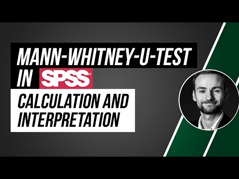 Mann-Whitney-Wilcoxon-test in SPSS - calculation and interpretation