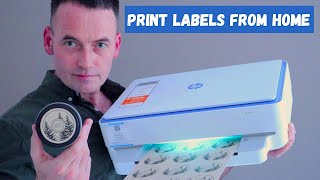 How to print labels at home using Avery and a HP Inkjet printer Simple! Make candle labels at home.