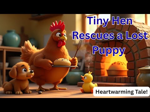 Mana and Mithul TV: 🐔💧 The Little Hen Who Saved a Puppy 🐶 | Heartwarming Kids Story | AI Animated