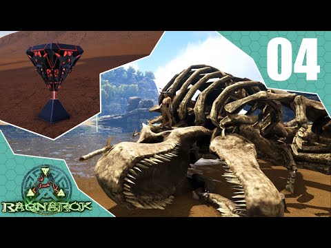 100.000HP SKELET T-REX & Level 80 Loot Farming! - ARK Ragnarok