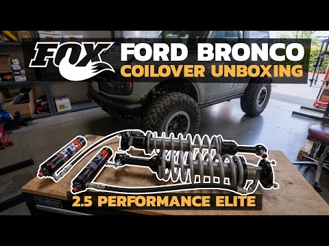 Fox 2.5 Performance Elite Shocks for the 2022+ Ford Bronco are Here