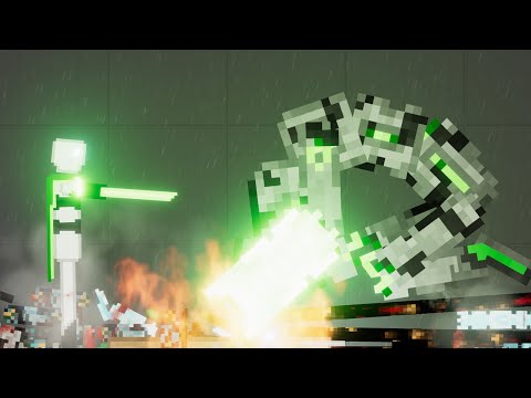 The Super Humans vs Super Droids - People Playground 1.21.3