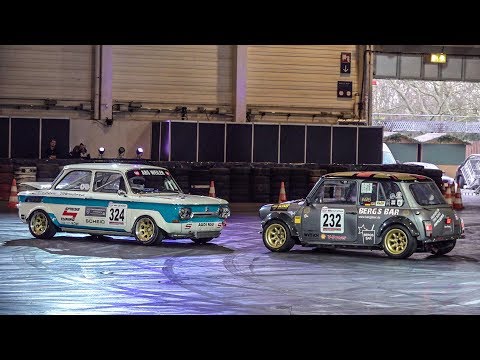 Driftshow NSU TTS and Mini Cooper Essen Motorshow 2019