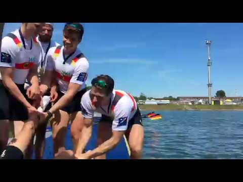 Steuermann fliegt nach EM-Triumph