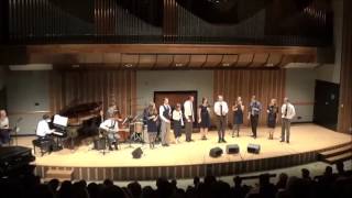 Norwegian Wood - BYU Jazz Voices (Laurence Hobgood and Tanner Linton)