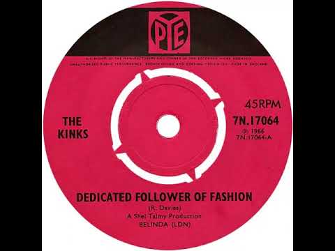 UK New Entry 1966 (66) The Kinks - Dedicated Follower Of Fashion