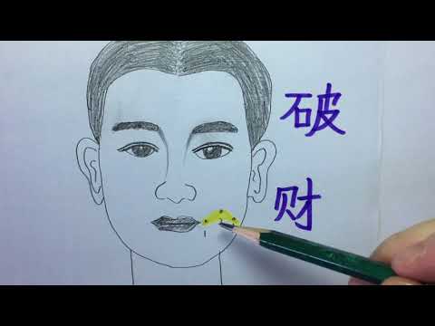 嘴角有痣男