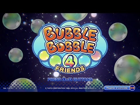 Bubble Bobble 4 Friends: first play of 4 friends