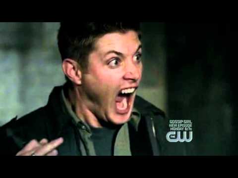 Kitten scares the hell out of Jensen Ackles (Dean Winchester) S04E06