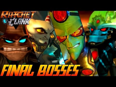 Ratchet & Clank - ALL Final Bosses 2002-2016 (PS4, PS3, PS2, PSP)