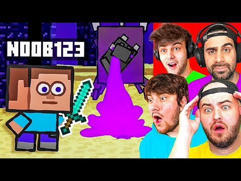 Reacting to the FUNNIEST Minecraft Animations