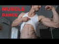 MUSCLE MAN Flexing Body on Music