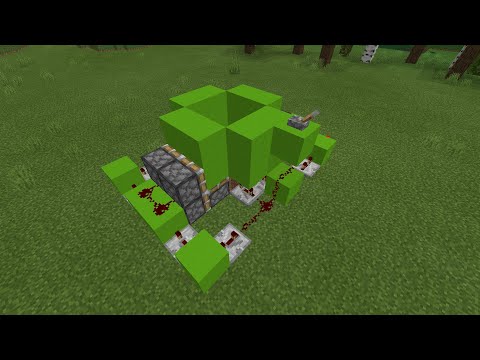 How to build a 2 x 2 flush piston floor door (Bedrock)