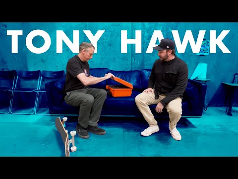 Getting a tour of TONY HAWK'S private skate facility!
