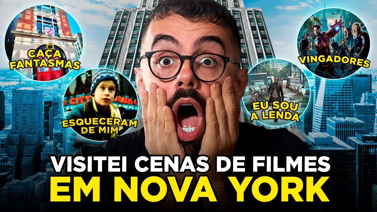 VISITEI 20 LOCAIS de FILMES FAMOSOS em NOVA YORK
