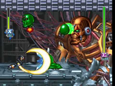 Megaman X6 - Shadow Armor vs Sigma Last Boss