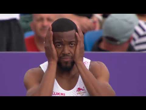 CWG: Men's 100m Round 1 - Heat 1 | Sprinting | SportsMax TV