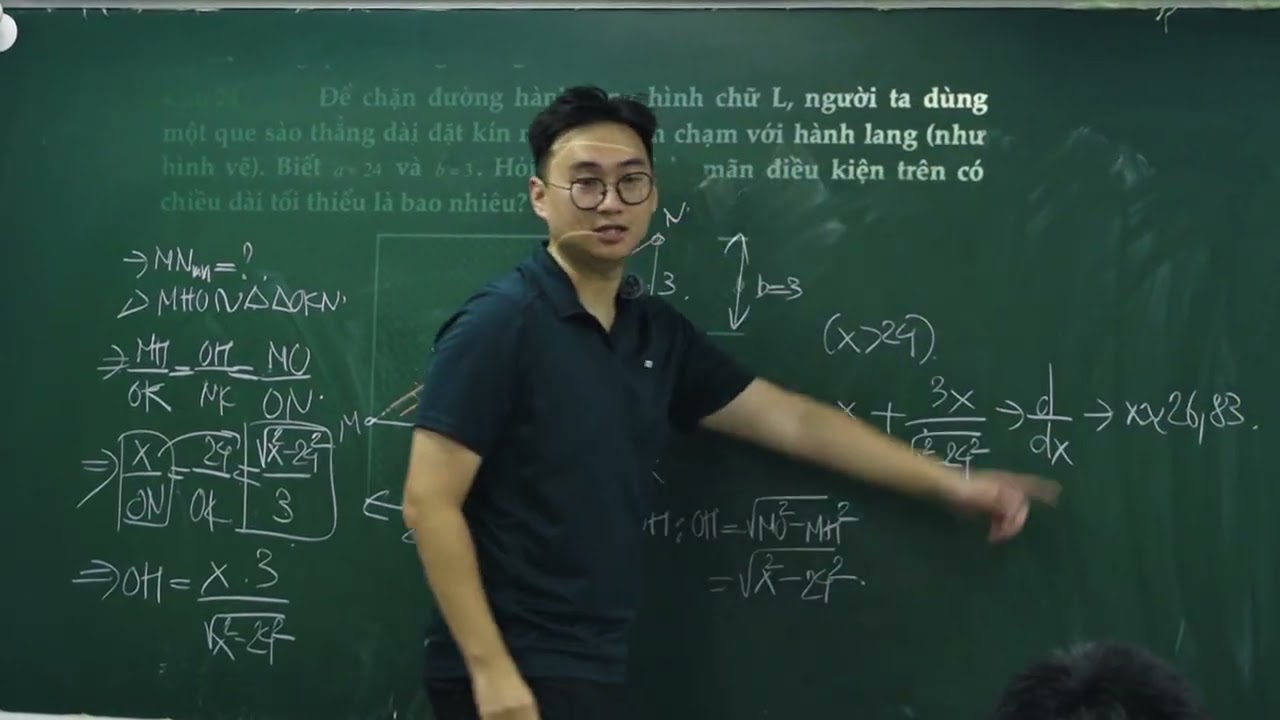 (ZOOM) TOÁN THỰC TẾ ỨNG DỤNG ĐẠO HÀM BUỔI 3