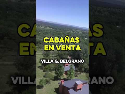 Esto es lo que buscabas en Villa General Belgrano #cabañas #argentina