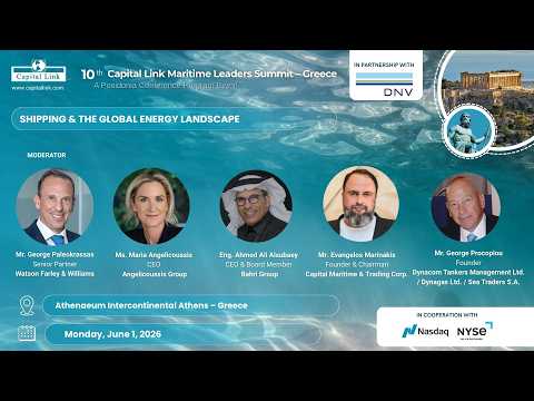 2026- 10th Capital Link Maritime Leaders Summit – Greece | Shipping & the Global Energy Landscape