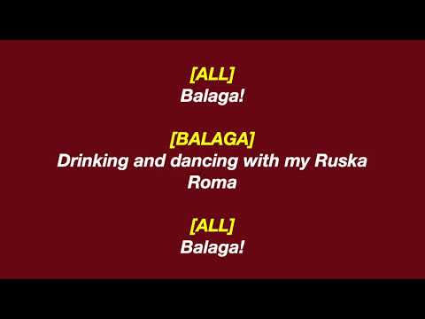 Balaga [LYRICS] - Natasha, Pierre & the Great Comet of 1812