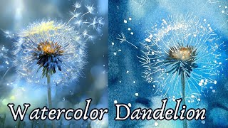 How I Painted a Magical Dandelion With Cool Tricks!