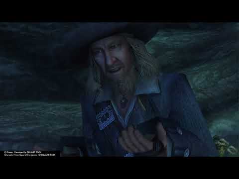 Kingdom Hearts II Final Mix (PS4) Cutscene #204 - Pete Escapes and Barbossa's End