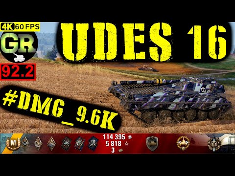 92_World of Tanks UDES 16 WoT Replay - 7 Kills 9.5K DMG(Patch 1.5.0)