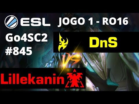 StarCraft 2 - DnS vs Lillekanin (PvT) Jogo 1 - RO16 - Go4SC2 Europe Cup #845 [PT-BR]