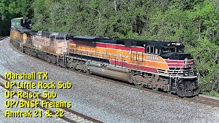 Marshall, TX | UPRR Little Rock (66.7) / Reisor (351.3) Subs - PTZ (Chat) | SouthWest RailCams LIVE