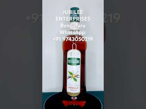 Mathieu Teisseire Vanilla Syrup 750ml