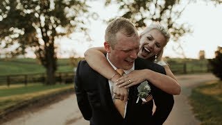 Bride Surprises Groom During First Look + He Loses It | Leslie + Christian