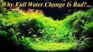 Why Full Water Change Is Bad For Aquarium Fishes?... Problems And Solution!... / Fish Aquarium Tamil