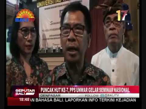Puncak HUT Ke-7 Pascasarjana Unwar Menyelenggarakan Seminar Nasional "Strategi Pengembangan Ekowisat