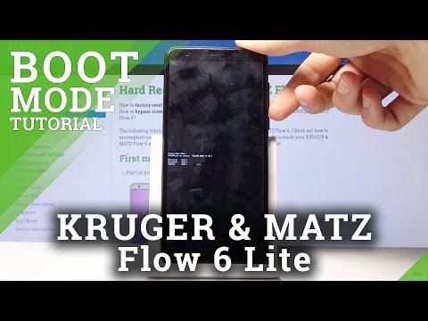 How to Enter & Quit Boot Mode in KRUGER & MATZ Flow 6 - Boot Mode